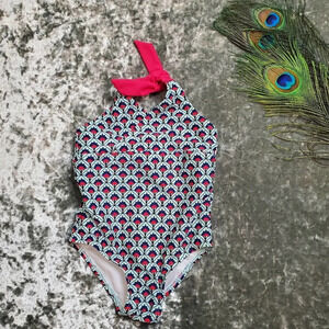 Tea Collection Halter One-Piece Swimsuit